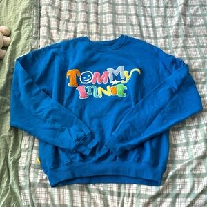 TommyInnit Blue Crewneck